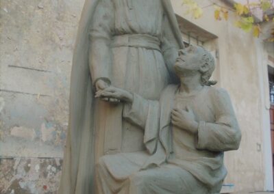 Scultura in Creta di S. Camillo per Fusione in Bronzo