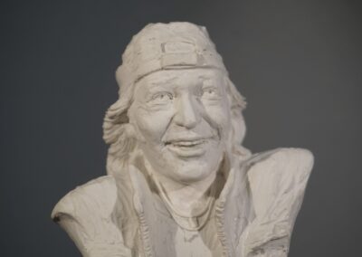 Ritratto scultoreo miniato di Vasco Rossi