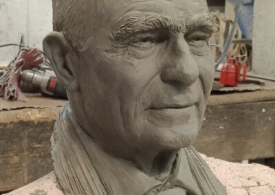 Scultura a ritratto di nobile signore